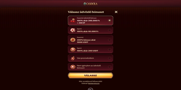 Casoola Casino registracia na mobile